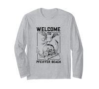 Seagull on Skull - Pfeiffer Beach Long Sleeve T-Shirt
