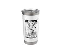 Seagull on Skull - Roanoke Island Stainless Steel Insulated Tumbler