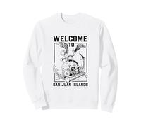 Seagull on skull - San Juan Islands Sweatshirt