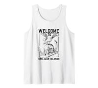 Seagull on Skull - San Juan Islands Tank Top