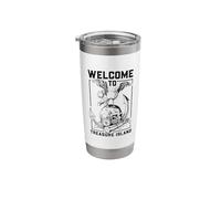 Seagull on Skull - Treasure Island Stainless Steel Insulated Tumbler
