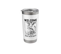 Seagull on Skull - West Palm Beach Stainless Steel Insulated Tumbler
