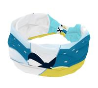 Seagull on the Beach Headbands for Women Girls, Wide Headband, Knotted Cross Turban Head Band, Non Slip Hairband for Yoga Workout Running