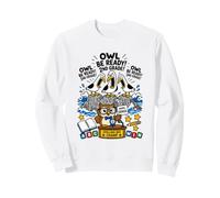 Seagull Owl Be Ready 2nd Grade Funny Back To School Student Sweatshirt