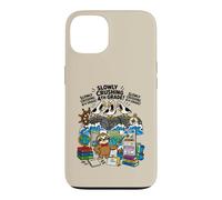 Seagull Slowly Crushing 4th Grade Sloth Geography Student Case for iPhone 13