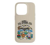 Seagull Slowly Crushing 4th Grade Sloth Geography Student Case for iPhone 14 Pro