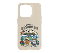 Seagull Slowly Crushing 4th Grade Sloth Geography Student Case for iPhone 15 Pro