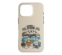 Seagull Slowly Crushing 4th Grade Sloth Geography Student Case for iPhone 16 Pro