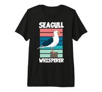 Seagull Whisperer Birdwatcher Gull Beach Birds Seagull Premium T-Shirt