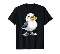 Seagull With Fries And Sneakers Fun T-Shirt