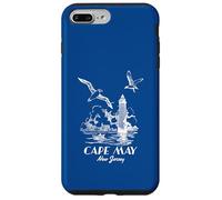 Seagulls And Lighthouse Cape May New Jersey Landscape Retro Case for iPhone 7 Plus/8 Plus