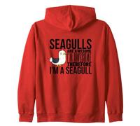 Seagulls Are Awesome I'm Awesome I'm A Funny Seagull Zip Hoodie