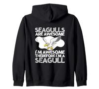 Seagulls Are Awesome I'm Awesome I'm A Funny Seagull Zip Hoodie