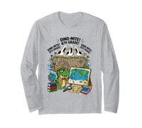 Seagulls Dino Mite 3rd Grade Dinosaur Back to School Kids Long Sleeve T-Shirt