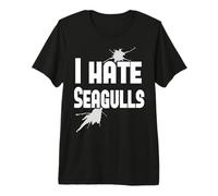 Seagulls I Hate Seagulls Boat Captain Seagull Sailor Premium T-Shirt