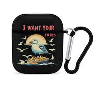 Seagulls I Want Your Fries Slim Compatible with Airpod Case Protective Hard Cover Skin Shockproof