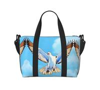 Seagulls in flight Crossbody handbag, travel casual handbag, suitable for work, travel, fitness, tourism, women's zipper storage bag,
