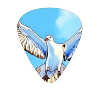 Seagulls In Flight Guitar Picks, Premium Celluloid Picks For Enhanced Playability And Tone.