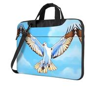 Seagulls in flight Laptop Bag, Multifunctional Shoulder Messenger Bag, 14.96 Inch Long Computer Case, Briefcase Handbag Shoulder Bag