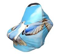 Seagulls in flight Versatile full-print Stroller Chair Cover/Nursing Cover, specially designed for your baby