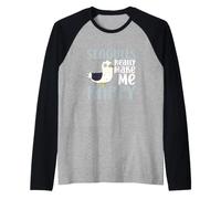 Seagulls Make Me Happy You Not So Much Funny Seagull Raglan Baseball Tee