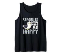 Seagulls Make Me Happy You Not So Much Funny Seagull Tank Top