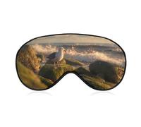 Seagulls Rocks Beach Sunshine Sleep Eye Mask Night Shade Cover Soft Adjustable for Travel Naps
