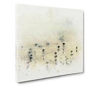 Seagulls Upon the Beach Canvas Print | Gallery Wrapped 30mm Frame Wall Art | 14x14 inches | Ready to Hang | Coastal Seascape Picture | Living Room Bedroom Lounge Office