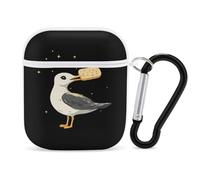 Seagulls With A Cracker Slim Compatible with Airpod Case Protective Hard Cover Skin Shockproof