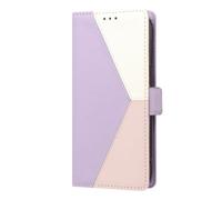 SEAHAI Case for Blackview Wave 7C, Premium Vintage PU Leather Flip Wallet Book Folio Cover with [Card Slots][Kickstand] Magnetic Close, Shockproof TPU, Light Purple