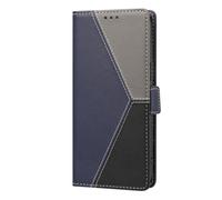 SEAHAI Case for Blackview Wave 7C, Premium Vintage PU Leather Flip Wallet Book Folio Cover with [Card Slots][Kickstand] Magnetic Close, Shockproof TPU, Dark Blue