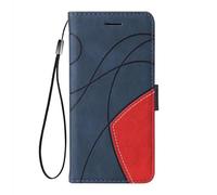 SEAHAI Case for Google Pixel 9A Leather PU Wallet Book Folio Stand View Case, Ultra-thin Shockproof Cover Kickstand with Credit Card Slots/TPU Shell/Magnetic Close - Blue