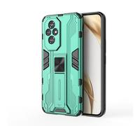 SEAHAI Case for Honor 200 Pro 5G, Ultra-thin Protective Silicone TPU Shockproof Hybrid Hard PC Phone Cover, with Foldable Hidden Form Bracket - Green
