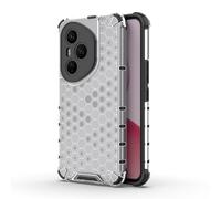 SEAHAI Case for HONOR 400 Pro 5G, Ultra-thin Silicone TPU Shockproof Bumper Phone Case Cover [Advanced Air Cushion Drop Protection] [Honeycomb Shape] - White