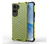 SEAHAI Case for HONOR 90 Lite 5G, Ultra-thin Silicone TPU Shockproof Bumper Phone Case Cover [Advanced Air Cushion Drop Protection] [Honeycomb Shape] - Green