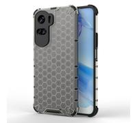 SEAHAI Case for HONOR 90 Lite 5G, Ultra-thin Silicone TPU Shockproof Bumper Phone Case Cover [Advanced Air Cushion Drop Protection] [Honeycomb Shape] - Black