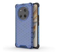SEAHAI Case for HONOR Magic 7 Lite 5G, Ultra-thin Silicone TPU Shockproof Bumper Phone Case Cover [Advanced Air Cushion Drop Protection] [Honeycomb Shape] - Blue