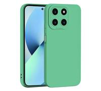 SEAHAI Case for HONOR X6a, Ultra Thin Premium Soft Silicone Phone Cover with Thickened Camera Protection Design, Shockproof TPU Bumper Fashion Case Cover - Green