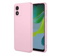 SEAHAI Case for Motorola Moto E13, Ultra Thin Silky-Soft Touch Liquid Silicone Phone Cover with Shockproof Airbag Design, Premium TPU Bumper Fashion Case - Pink