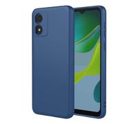 SEAHAI Case for Motorola Moto E13, Ultra Thin Silky-Soft Touch Liquid Silicone Phone Cover with Shockproof Airbag Design, Premium TPU Bumper Fashion Case - Blue