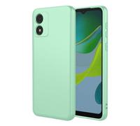 SEAHAI Case for Motorola Moto E13, Ultra Thin Silky-Soft Touch Liquid Silicone Phone Cover with Shockproof Airbag Design, Premium TPU Bumper Fashion Case - Light Green