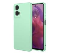 SEAHAI Case for Motorola Moto E14/Moto G04/Moto G04S, Ultra Thin Silky-Soft Touch Soft Liquid Silicone Phone Cover with Shockproof Airbag Design, Premium TPU Bumper Fashion Case - Light Green