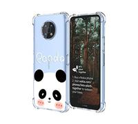 SEAHAI Case for Nokia G50, Ultra Thin Soft Silicone Clear Back TPU Bumper Shockproof Cover Fashion Cute Graphic Colorful Skin Slim Case - Panda
