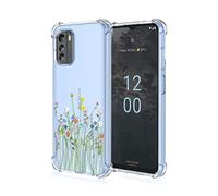 SEAHAI Case for Nokia G60 5G, Ultra Thin Soft Silicone Clear Back TPU Bumper Shockproof Cover Fashion Cute Graphic Colorful Skin Slim Case - Vines
