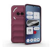 SEAHAI Case for Nothing Phone (2a)/Nothing Phone (2a) Plus, Sturdy Shockproof Case Soft Silicone Airbag Design Rubber Cover Heavy Duty Protection Ultra Thin Cover - Dark Purple