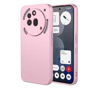 SEAHAI Case for Nothing Phone (3a) Pro, Ultra Thin Silky-Soft Touch Soft Liquid Silicone Phone Cover with Shockproof Airbag Design, Premium TPU Bumper Fashion Case - Pink