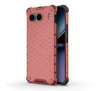 SEAHAI Case for OnePlus Nord 4 5G, Ultra-thin Silicone TPU Shockproof Bumper Phone Case Cover [Advanced Air Cushion Drop Protection] [Honeycomb Shape] - Red