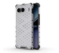 SEAHAI Case for OnePlus Nord 4 5G, Ultra-thin Silicone TPU Shockproof Bumper Phone Case Cover [Advanced Air Cushion Drop Protection] [Honeycomb Shape] - White