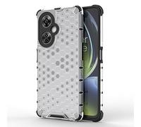 SEAHAI Case for OnePlus Nord CE 3 Lite 5G, Ultra-thin Silicone TPU Shockproof Bumper Phone Case Cover [Advanced Air Cushion Drop Protection] [Honeycomb Shape] - White