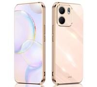 SEAHAI Case for OPPO A5X 5G/4G, Ultra Thin Premium TPU Bumper Shockproof Soft Cover Electroplating Phnom Penh Design Silicone Skin Slim Case, Pink